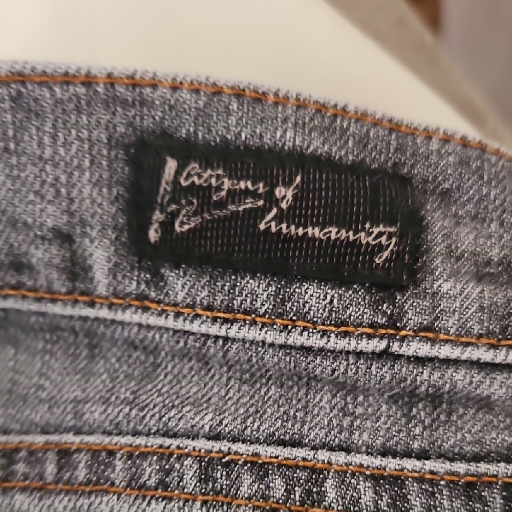 Citizens Of Humanity Gray Boot Cut Jeans